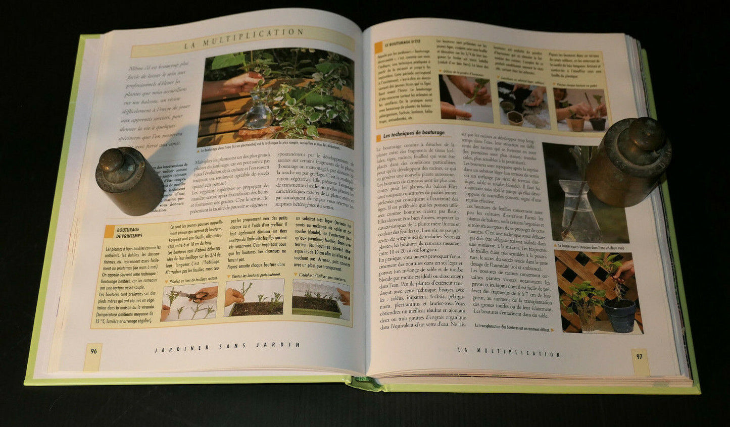 BALCONIES WINDOWS AND TERRACES PLANTERS FLOWERS / TRUFFAUT ENCYCLOPEDIA 1998 