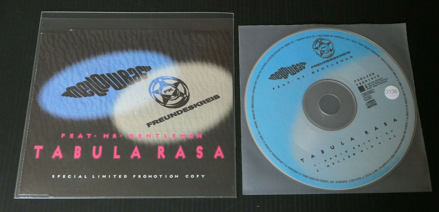 CD TABULA RASA MELLOWBAG FREUNDESKREIS FEAT MR GENTLEMAN / PROMO LIMITED 1998