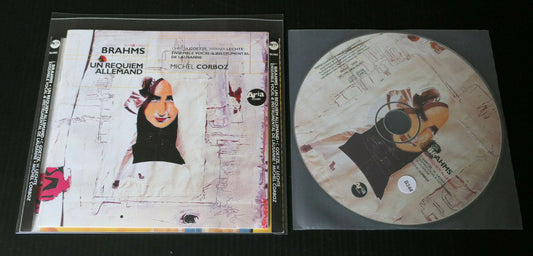 CD BRAHMS UN REQUIEM ALLEMAND  / MICHEL CORBOZ / LIVE 1989 FESTIVAL FRIBOURG