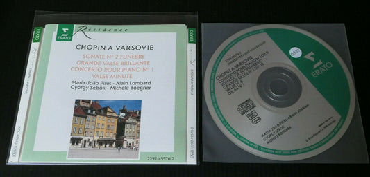 CD ERATO RESIDENCE / CHOPIN A VARSOVIE / LOMBARD PIRES SEBOK BOEGNER