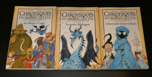 CHRONIQUES DU MARAIS QUI PUE / LOT DE 3 TOMES / MILAN