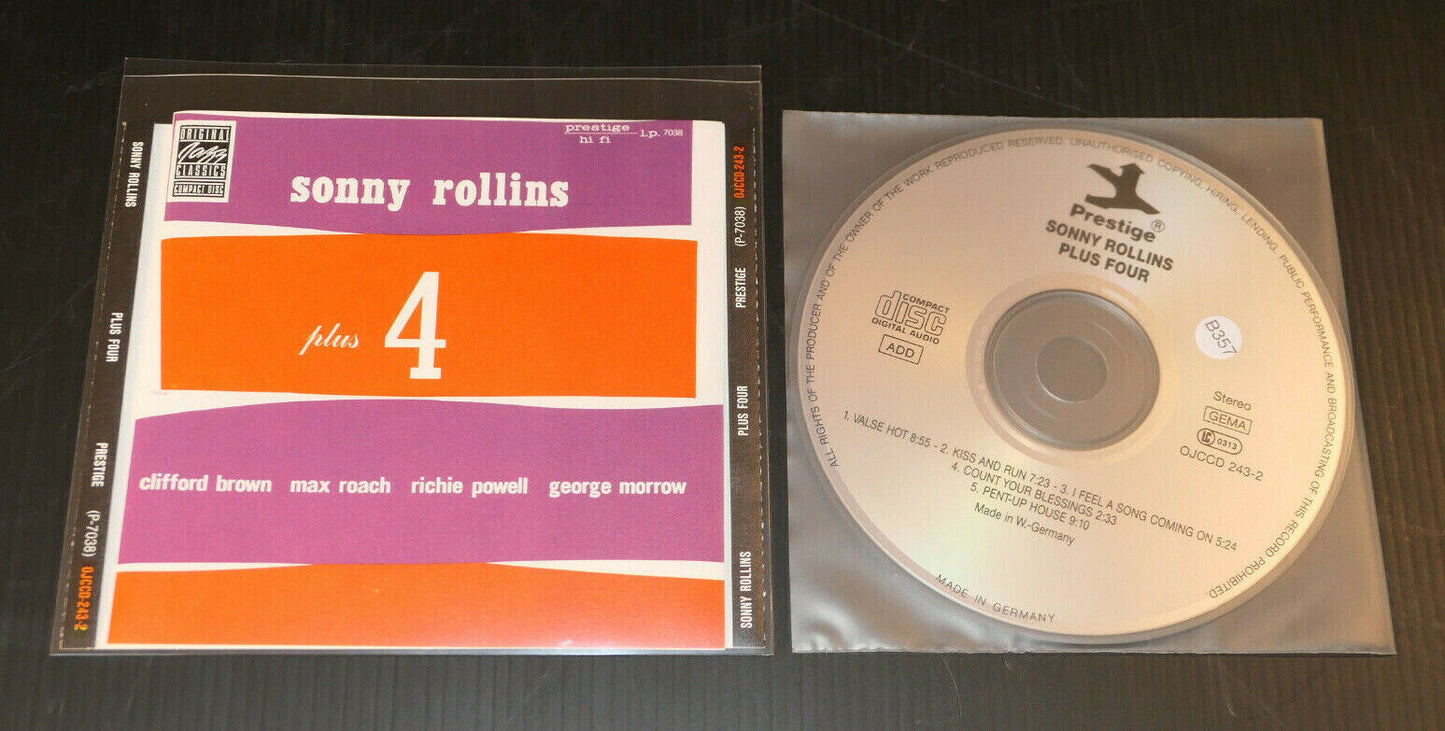 CD SONNY ROLLINS PLUS FOUR CLIFFORD BROWN MAX ROACH RICHIE POWELL GEORGE MORROW
