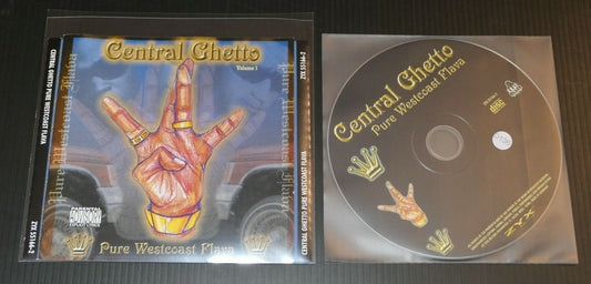 CD CENTRAL GHETTO VOLUME 1 / PURE WESTCOAST FLAVA / ZYX MUSIC 2000