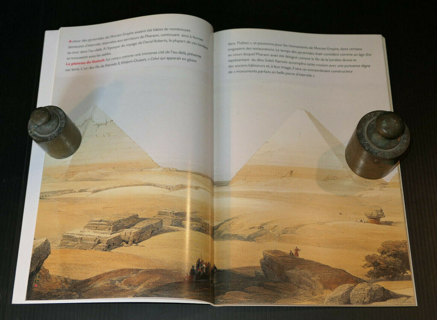 VOYAGE DANS L'EGYPTE DES PHARAONS / CHRISTIAN JACQ AQUARELLES DAVID ROBERTS / HC