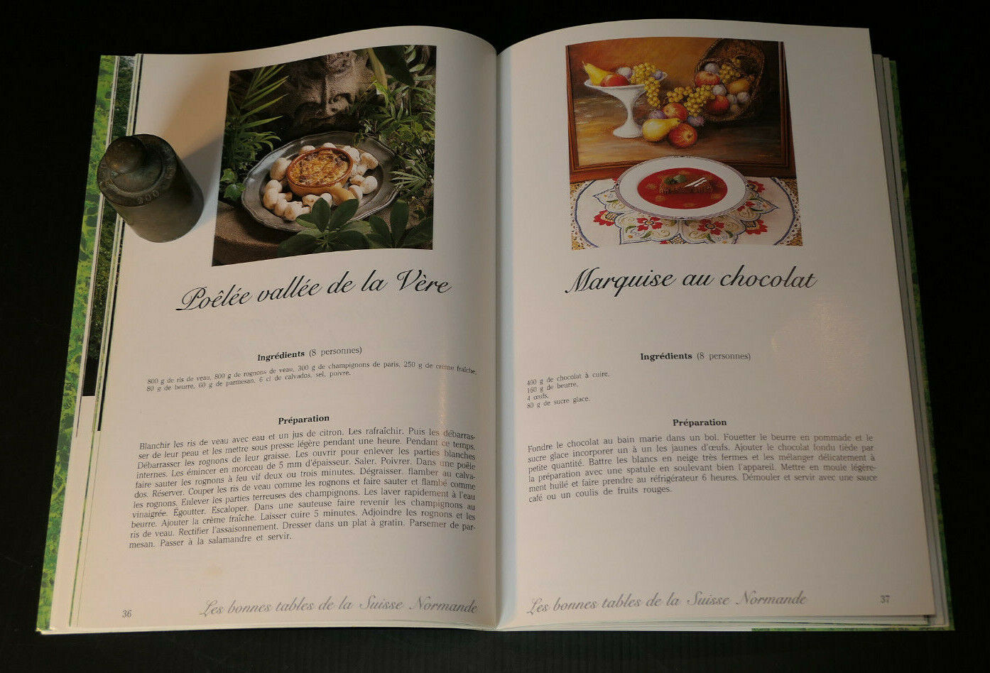 LA GASTRONOMIE EN SUISSE NORMANDE / EDITIONS CORLET 1991 / CUISINE NORMANDIE