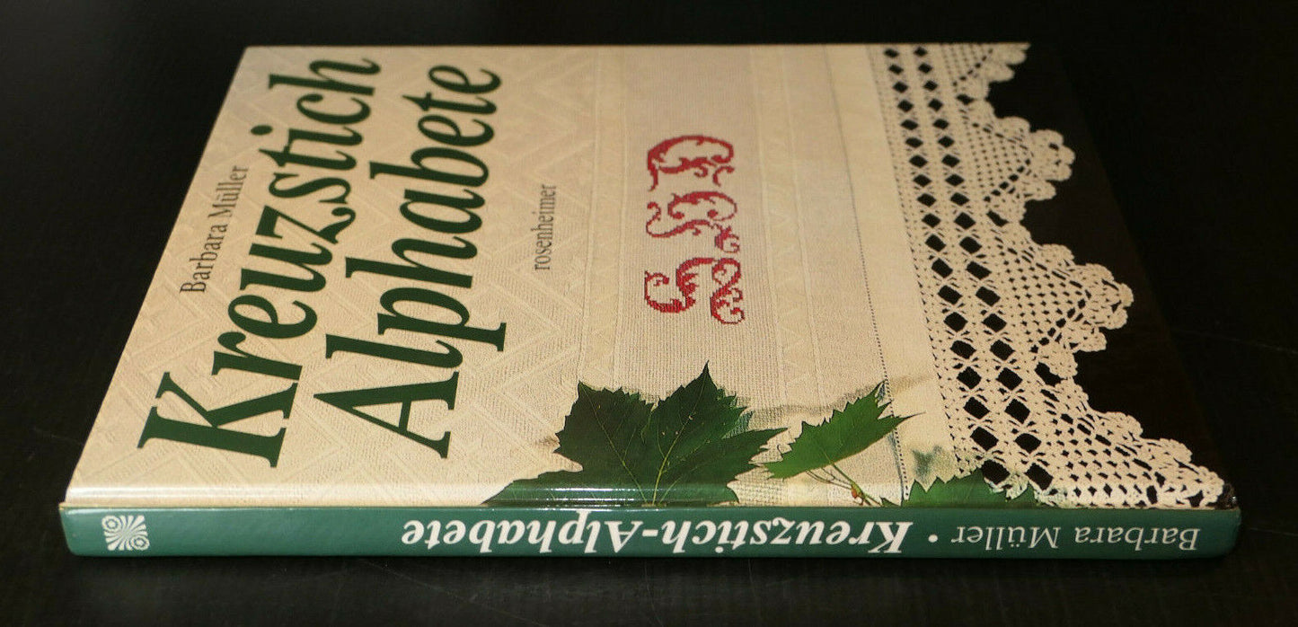 KREUZSTICH ALPHABETE / BARBARA MULLER / ROSENHEIMER 1995