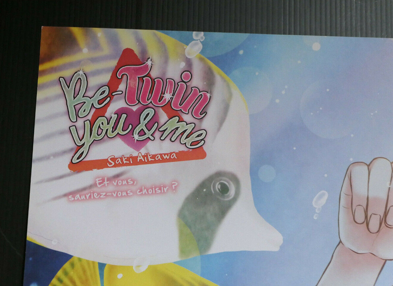 AFFICHE POSTER PROMO MANGA BE TWIN YOU & ME / COME TO ME WEDDING / 2017