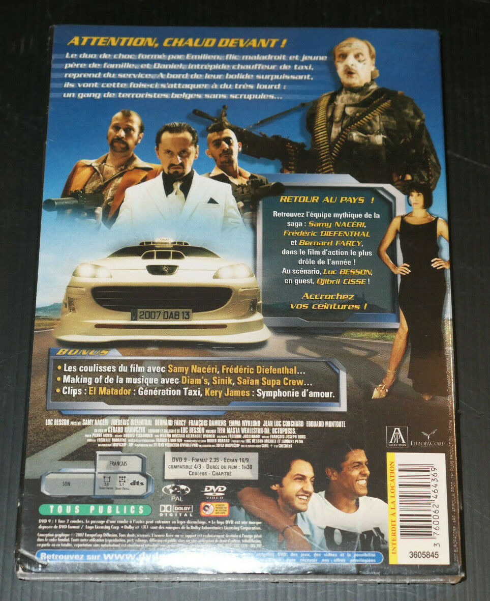 DVD TAXI 4 / SAMY NACERI FREDERIC DIEFENTHAL LUC BESSON / NEUF
