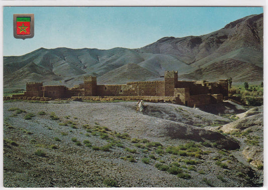 COLOR POSTCARD CPSM MOROCCO TYPICAL SOUTHERN VILLAGE 