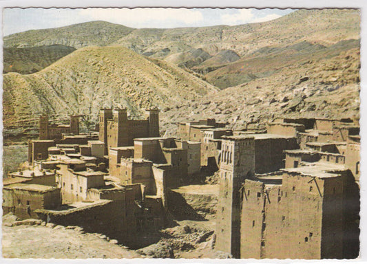 CPSM CARTE POSTALE COULEUR LE MAROC PITTORESQUE KASBAH ANNEMITER GRAND ATLAS