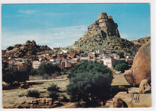 COLOR POSTCARD CPSM MOROCCO PANORAMIC VIEW OF TAFRAOUT 