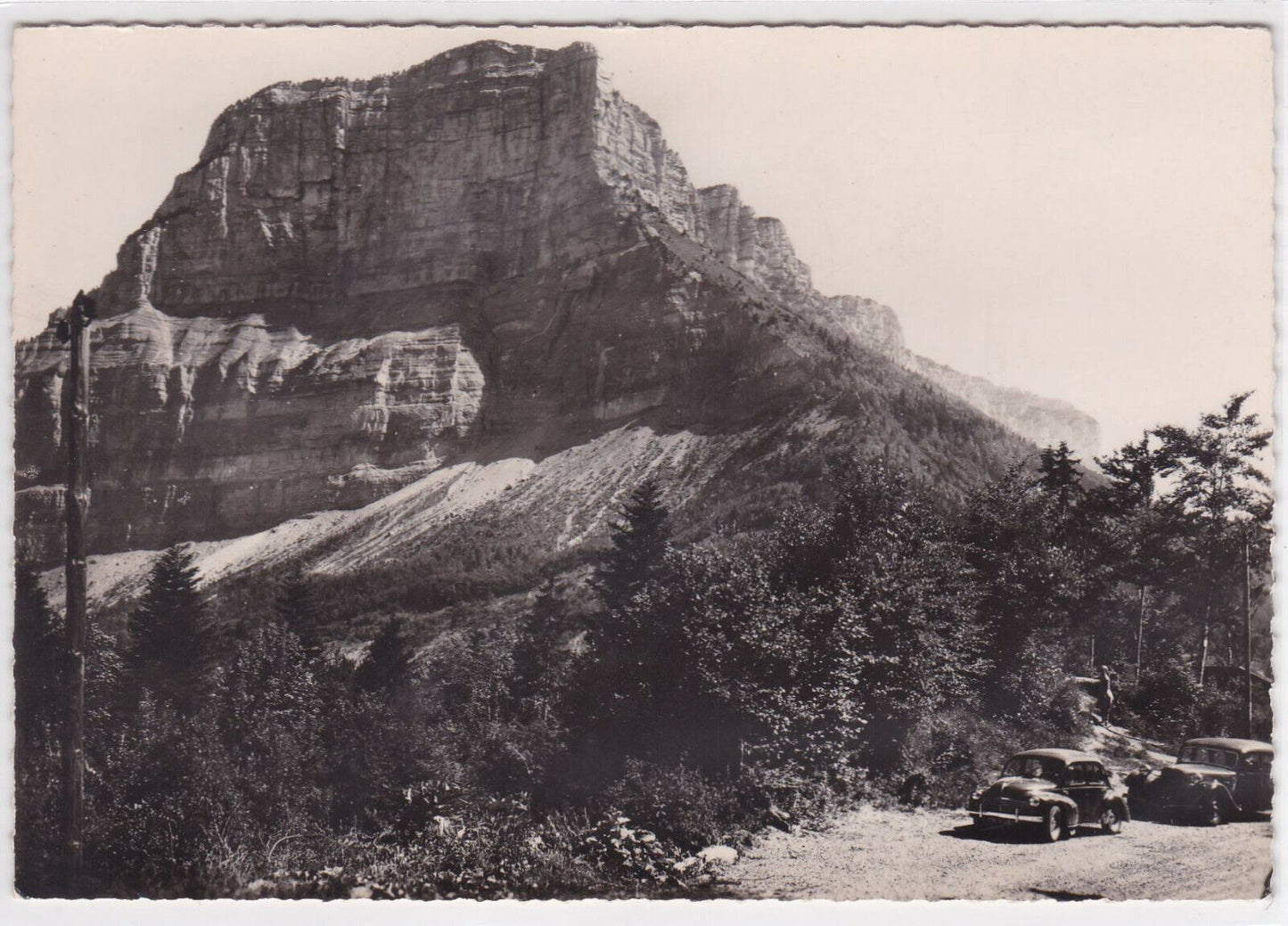 CARTE POSTALE NOIR & BLANC CPSM PAYSAGES DE CHARTREUSE LE MONT GRANIER