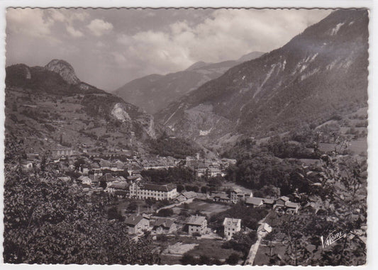 CARTE POSTALE NOIR & BLANC CPSM MOUTIERS SAVOIE VUE GENERALE