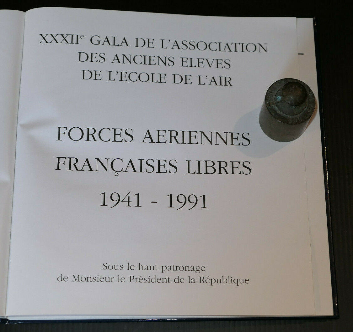 FAFL / XXXIIe GALA DE L'AEA FORCES AERIENNES FRANCAISES LIBRES 1991 AERONAUTIQUE