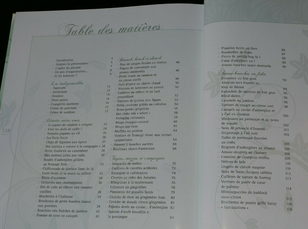 EN FETES AMUSE-BOUCHES / RECETTES CUISINE PHOTOS / SAEP 2009