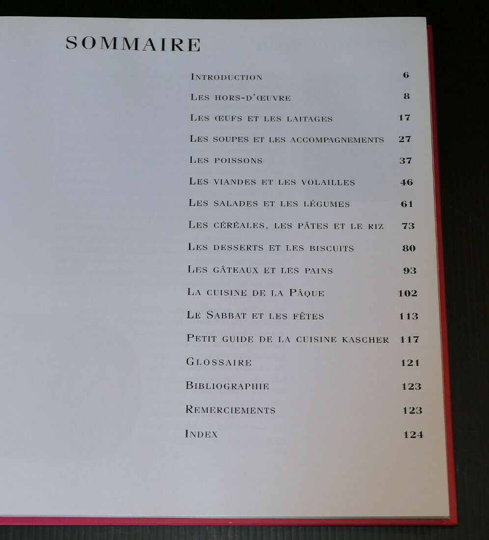 LA CUISINE JUIVE / LEE GOLD / RECETTES TRADITIONNELLES PHOTOS CUISINE KASCHER