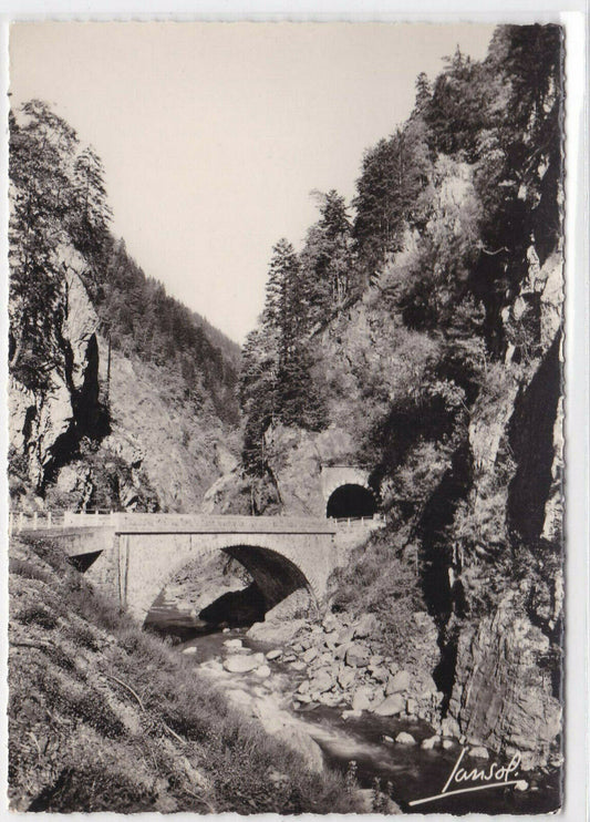 CARTE POSTALE NOIR & BLANC CPSM LES GORGES DE L'ARLY