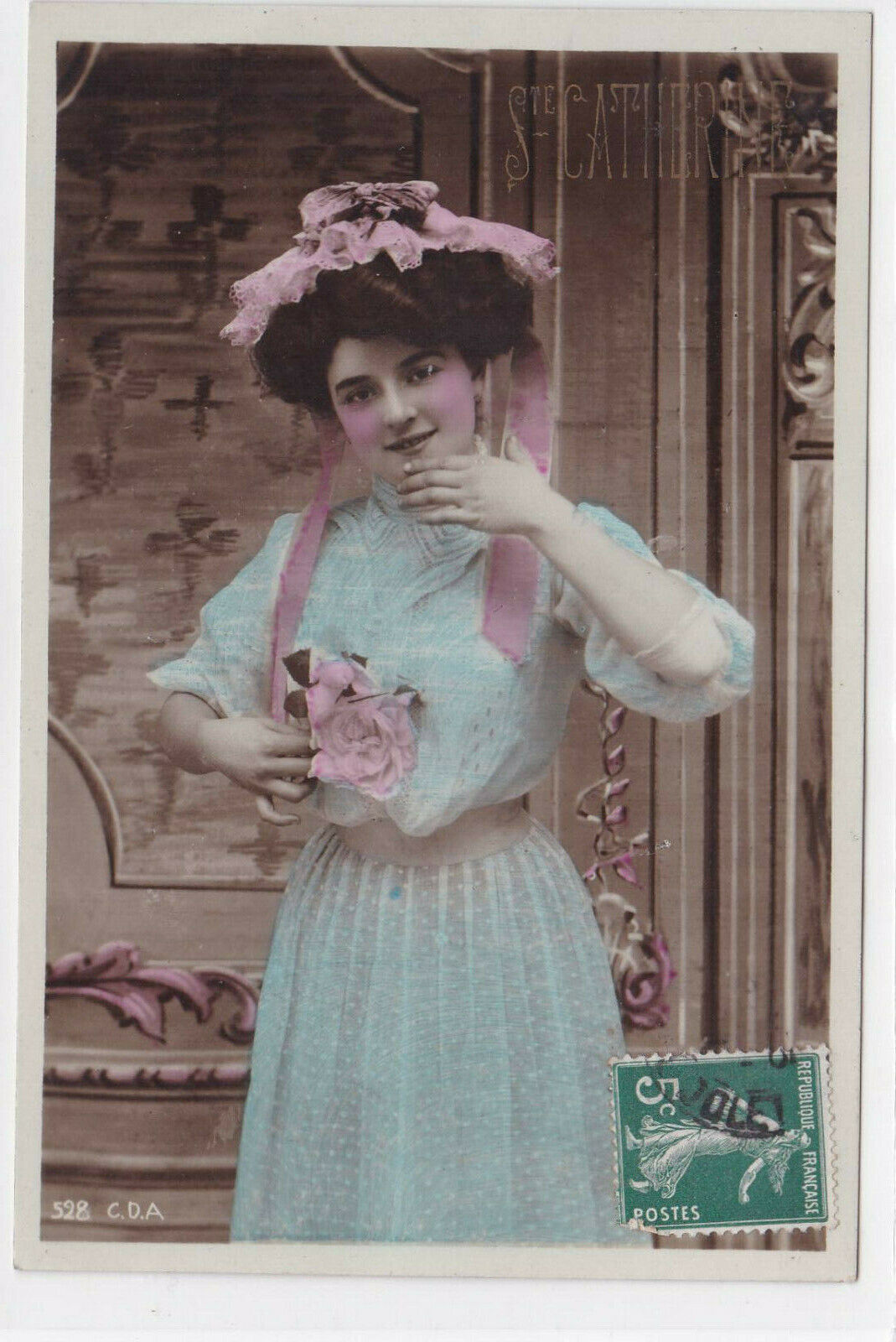 CARTE POSTALE ANCIENNE CPA FANTAISIE STE-CATHERINE