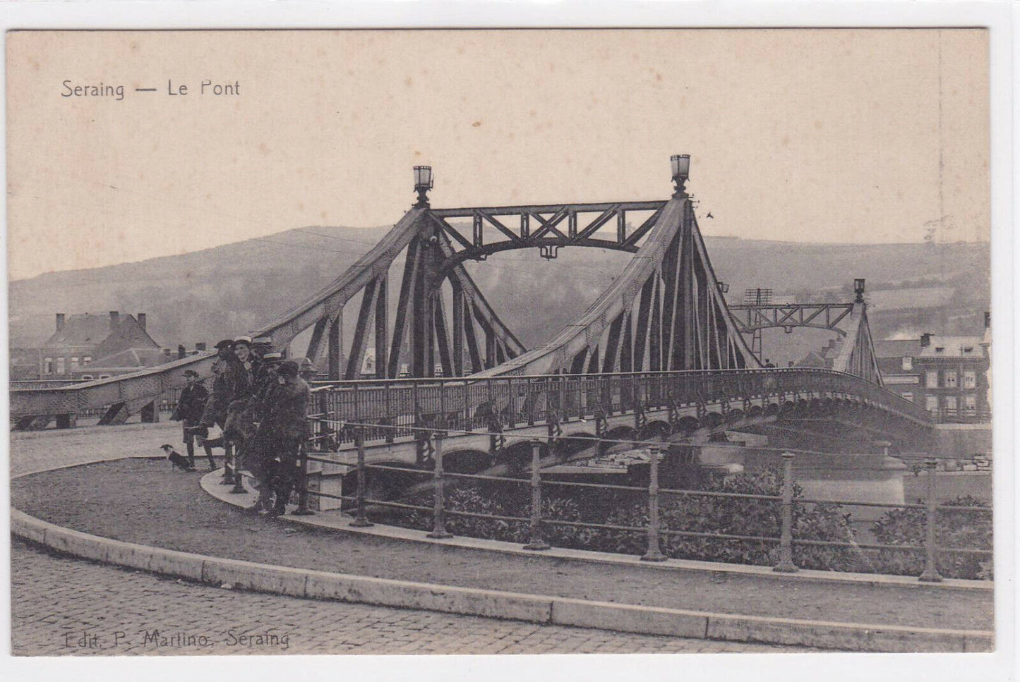 CARTE POSTALE ANCIENNE CPA SERAING LE PONT