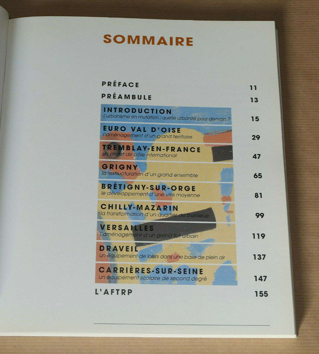 DEMARCHES URBAINES / AFTRP / PONTS ET CHAUSSEES / URBANISME AMENAGEMENT VILLE