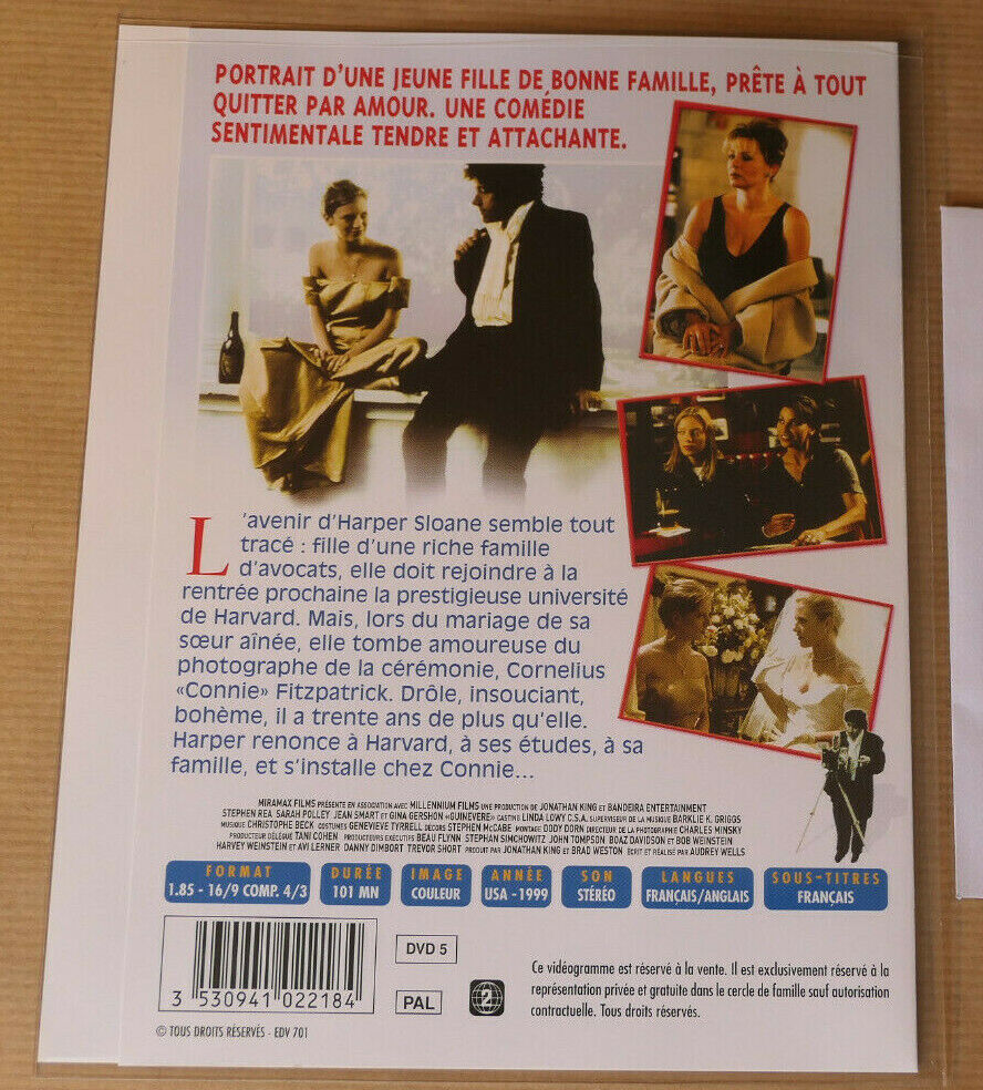 DVD UNE HISTOIRE D'INITIATION GUINEVERE / STEPHEN REA SARAH POLLEY / 1999