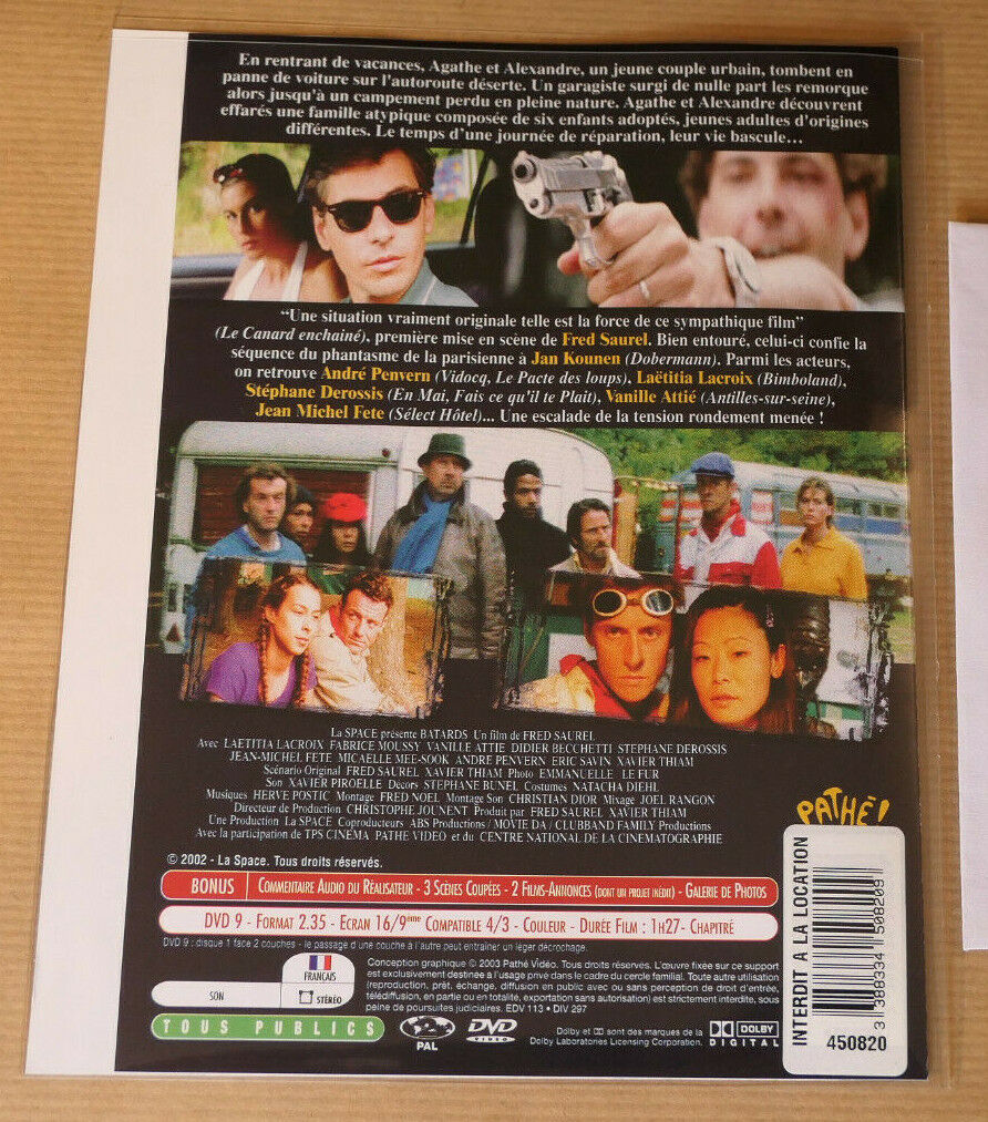 DVD BATARDS / FRED SAUREL / 2002