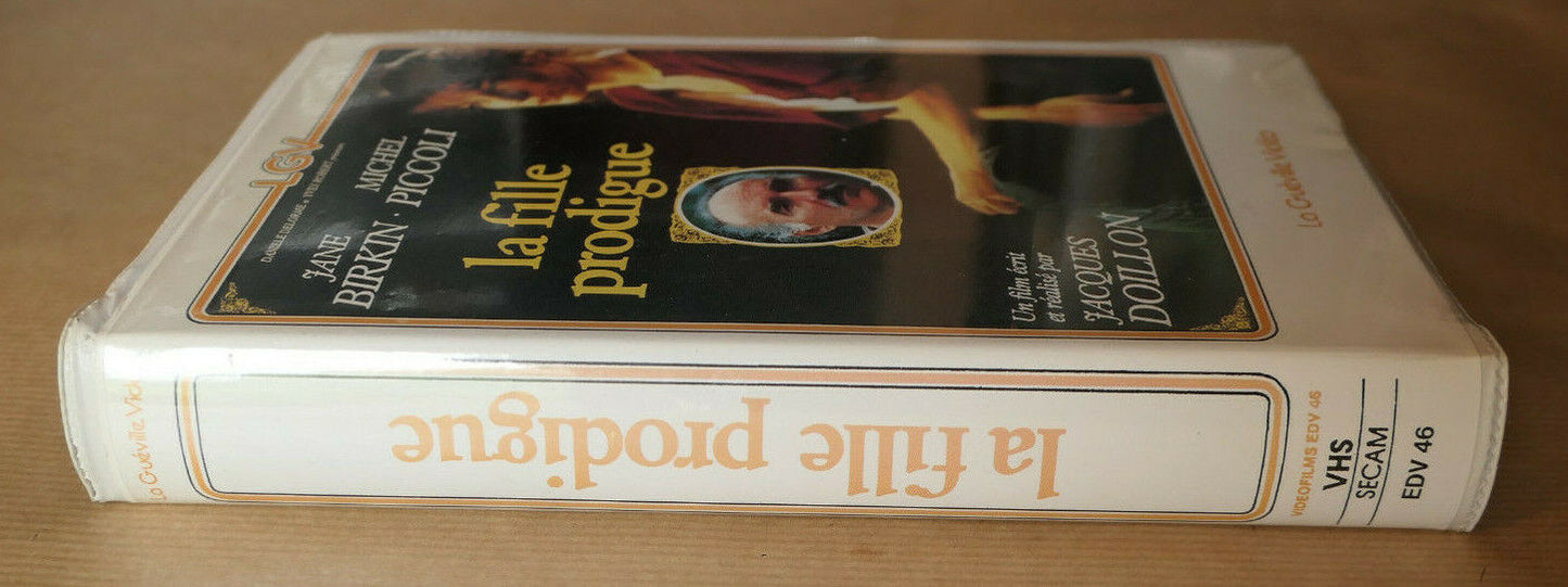 VHS CASSETTE VIDEO LA FILLE PRODIGUE JACQUES DOILLON JANE BIRKIN MICHEL PICCOLI