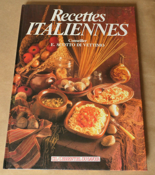 RECETTES ITALIENNES / SCOTTO DI VETTIMO / GASTRONOMIE CUISINE ITALIE PHOTOS 1986