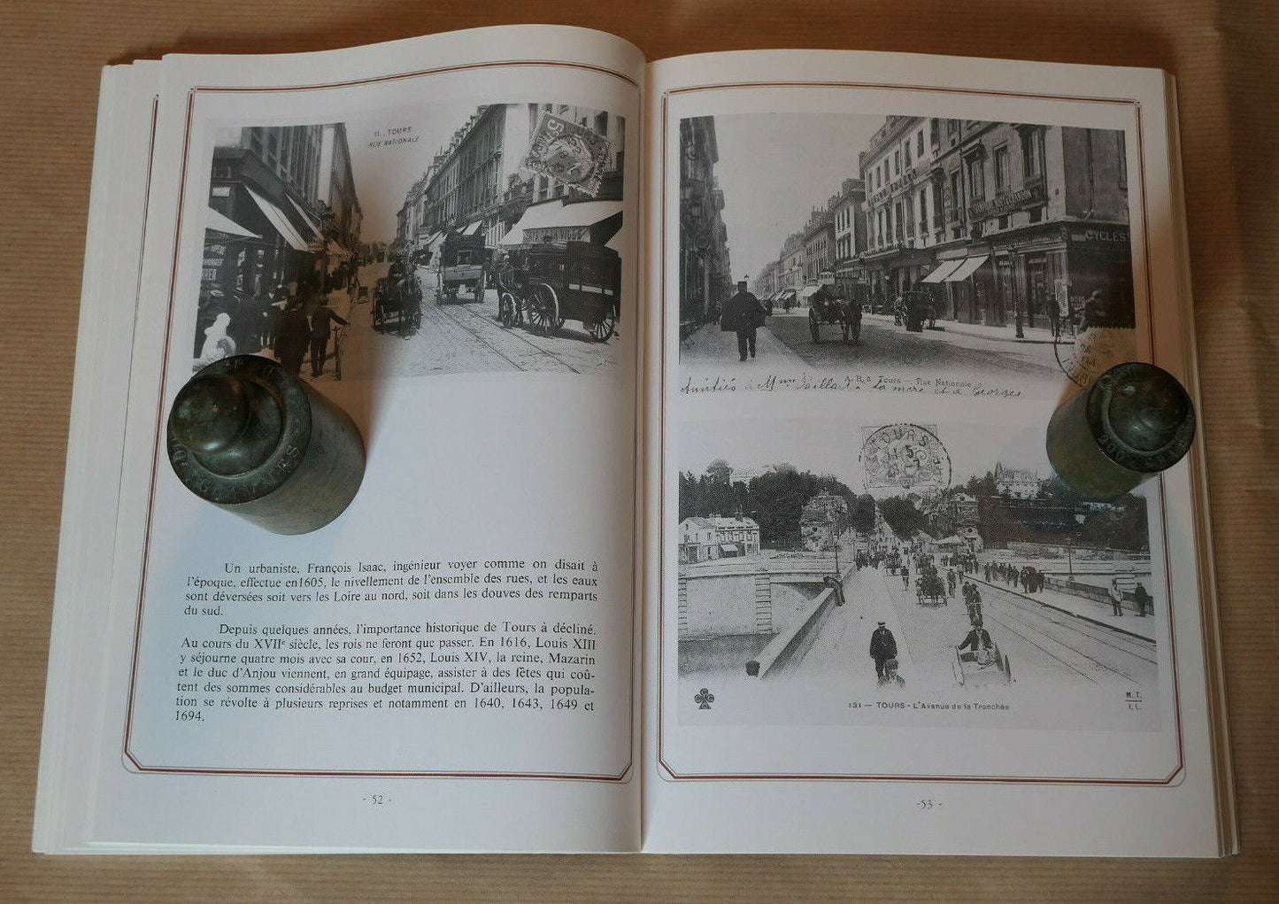 TOURS D'AUTREFOIS / JEAN CHEDAILLE / EDITIONS HORVATH 1981 / HISTOIRE PHOTOS