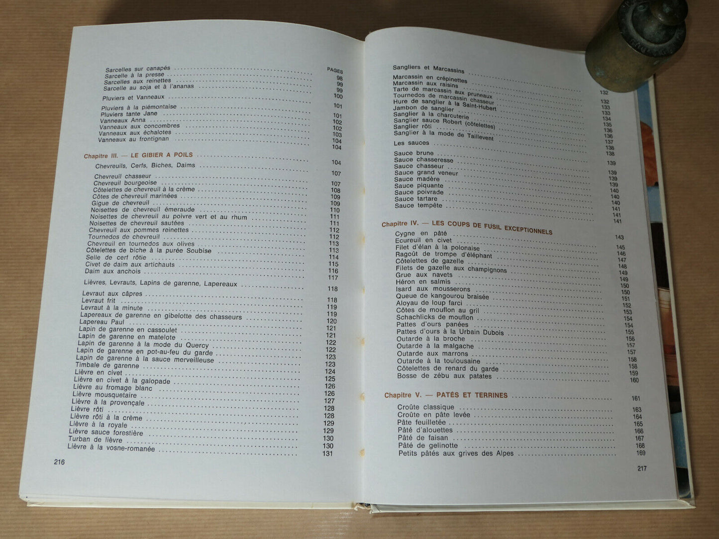 300 RECETTES DE GIBIER / MYRETTE TIANO / SOLAR 1973 / CUISINE PHOTOS GASTRONOMIE