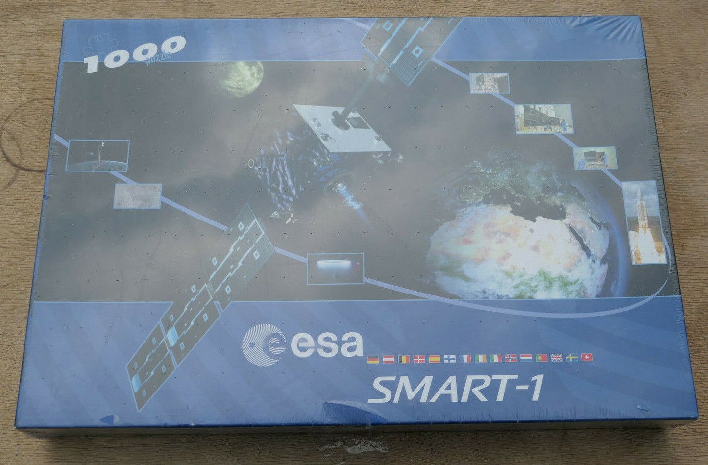 RARE PROMO PUZZLE 1000 PIECES ESA SMART-1 EUROPEAN SPACE AGENCY / 2003