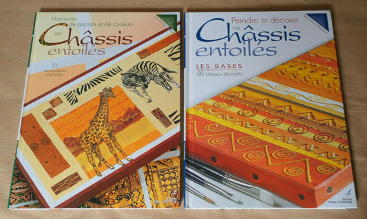 CHASSIS ENTOILES PEINTURE COLLAGE PAPIERS DECORATION TECHNIQUE CONSEILS PHOTOS