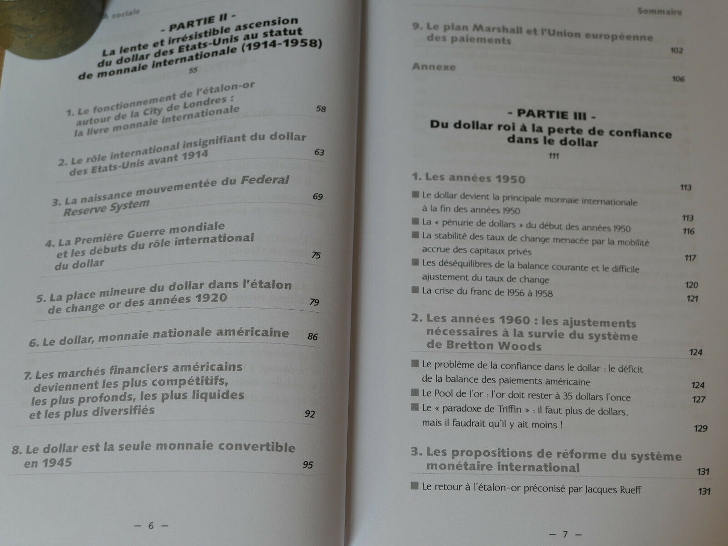 LE DOLLAR / GERARD MARIE HENRY STUDYRAMA 2012 / MONNAIE HISTOIRE ECONOMIE