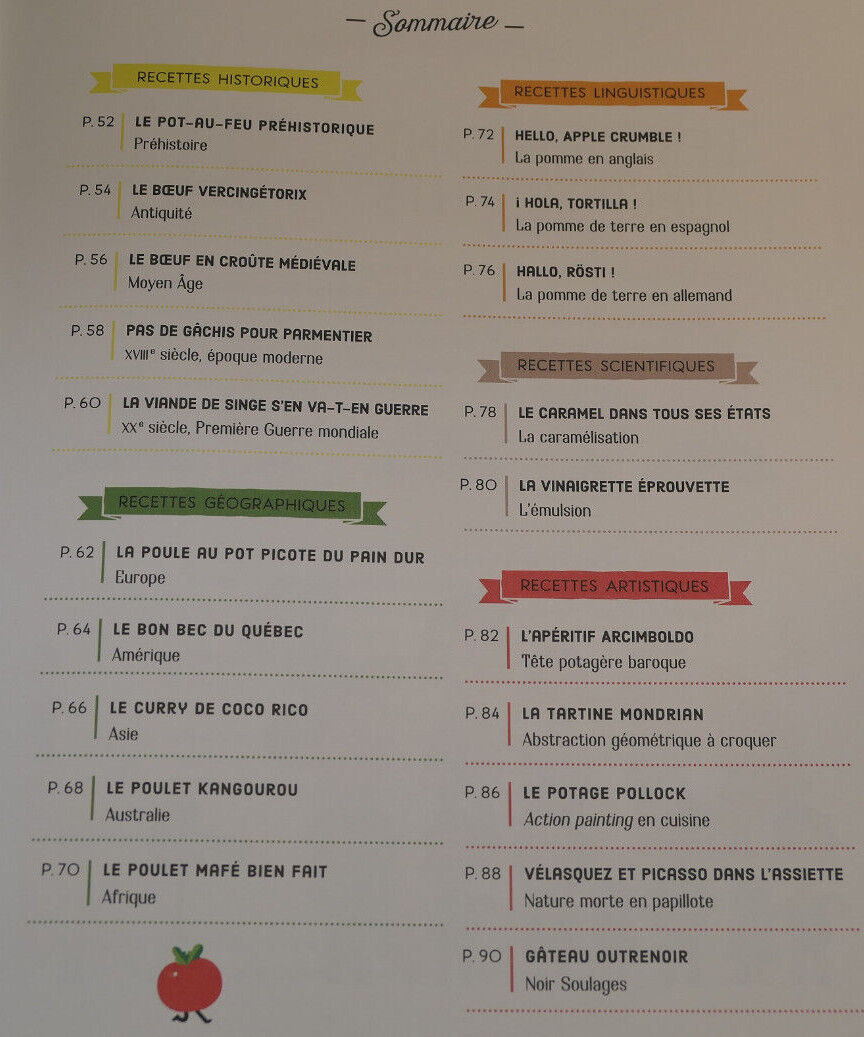 L'ECOLE A LA CASSEROLE / 50 RECETTES CUISINE / 2015