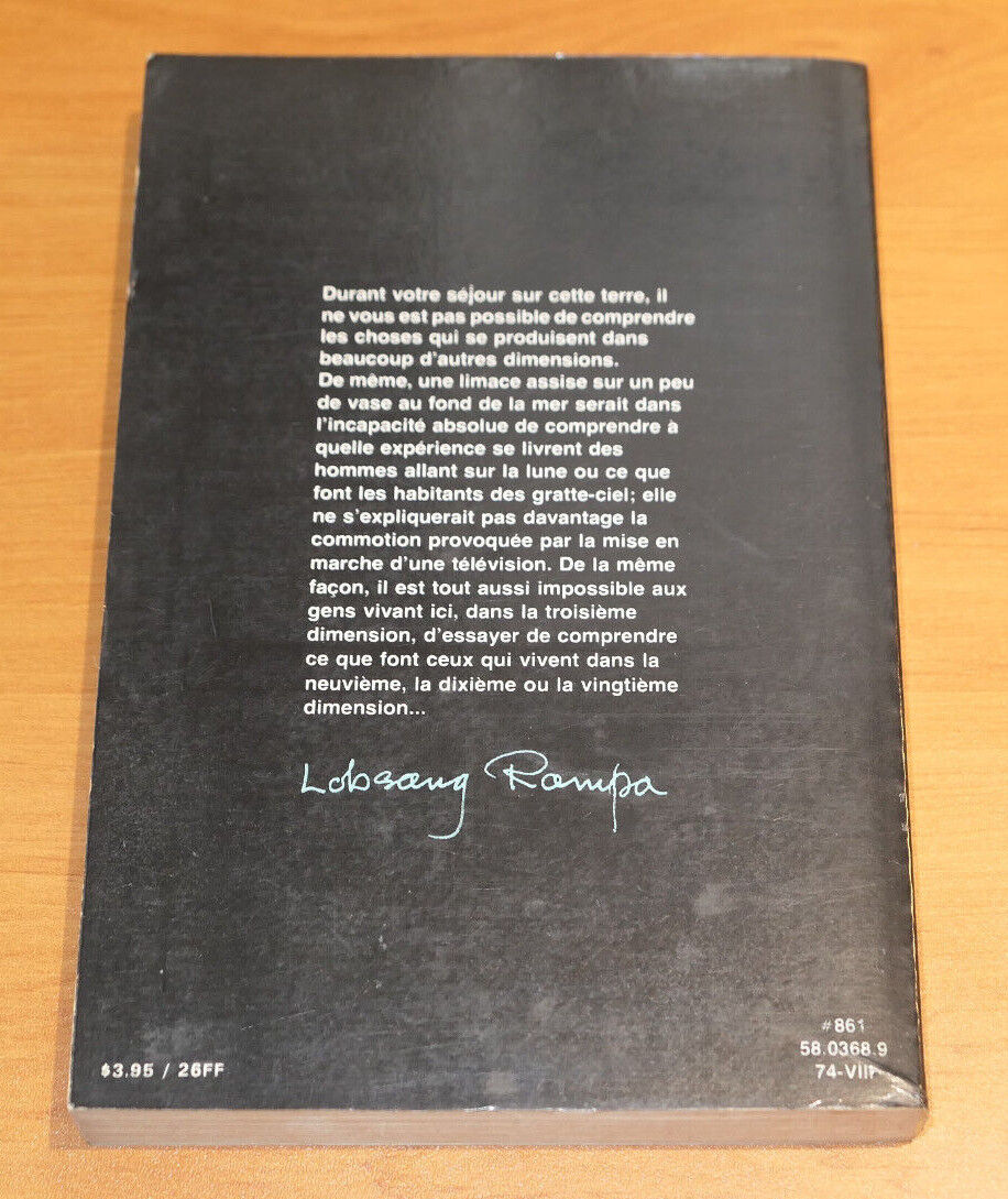 LUBSANG RAMPA / LES LUMIERES DE L'ASTRAL / LA PRESSE 1974