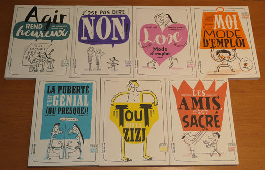 LOT DE 7 LIVRES / DE LA MARTINIERE JEUNESSE / PLUS D'OXYGENE