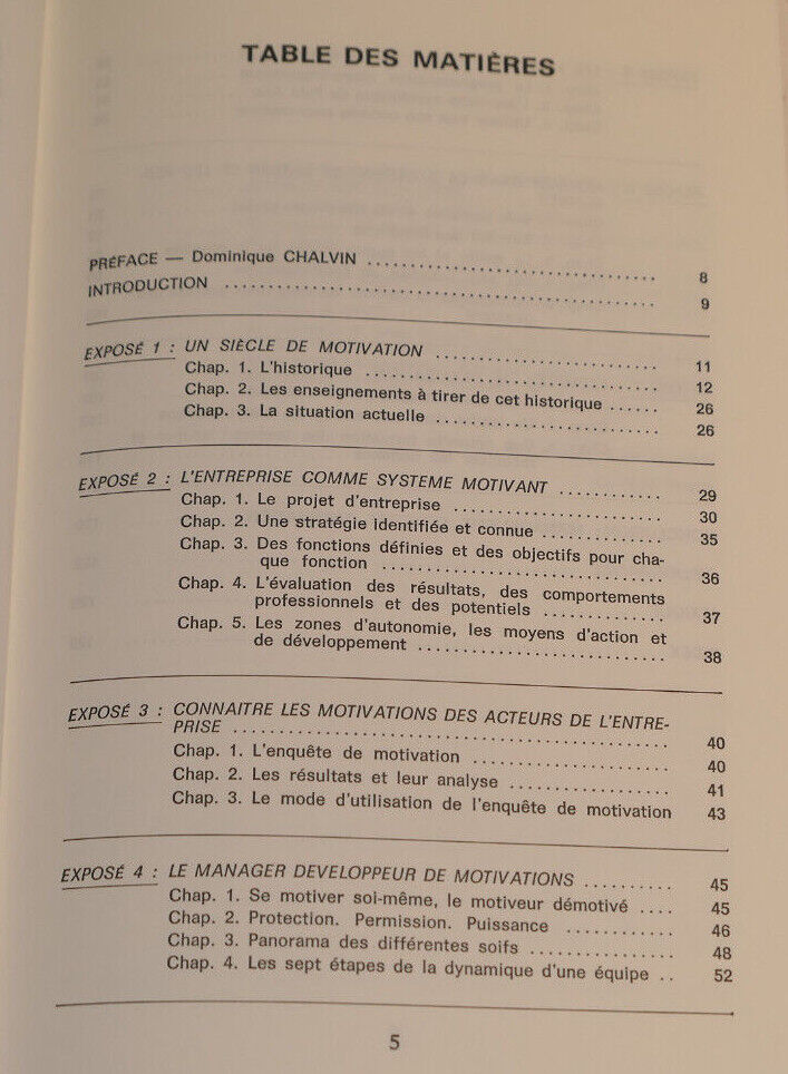 LA MOTIVATION ET SES NOUVEAUX OUTILS / ESF EDITEUR 1996 / FORMATION