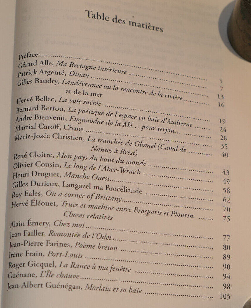EN BRETAGNE ICI ET LA / 40 LIEUX 40 AUTEURS / KELTIA GRAPHIC 2008 / BREIZH
