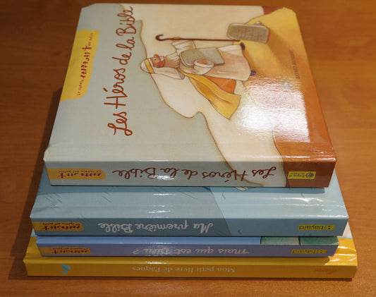 LOT DE 4 LIVRES / RELIGION JEUNESSE DIEU BIBLE PAQUES / BAYARD MAME