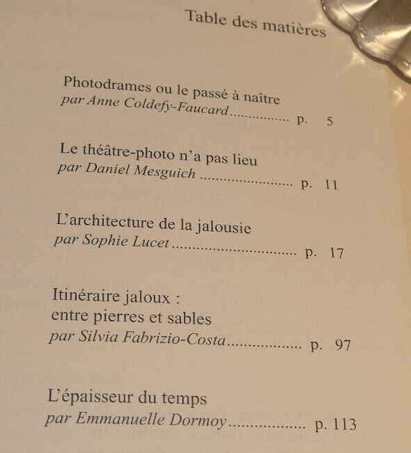 L'ARCHITECTURE DE LA JALOUSIE / VESPASIEN DE GONZAGUE / 1998 CAEN NORMANDIE