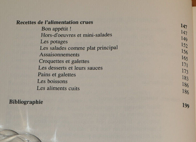 L'ENERGIE DU CRU / REGIME ALIMENTATION NUTRITION SANTE / JOUVENCE EDITIONS 2006