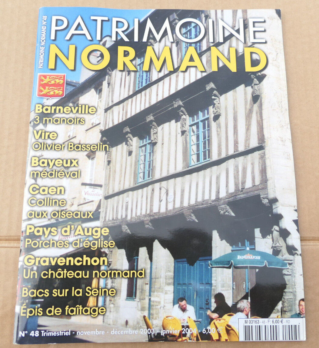 NORMANDY HERITAGE / LOT 4 MAGAZINES 2003 NUMBERS 45 46 47 48 / HISTORY OF NORMANDY 