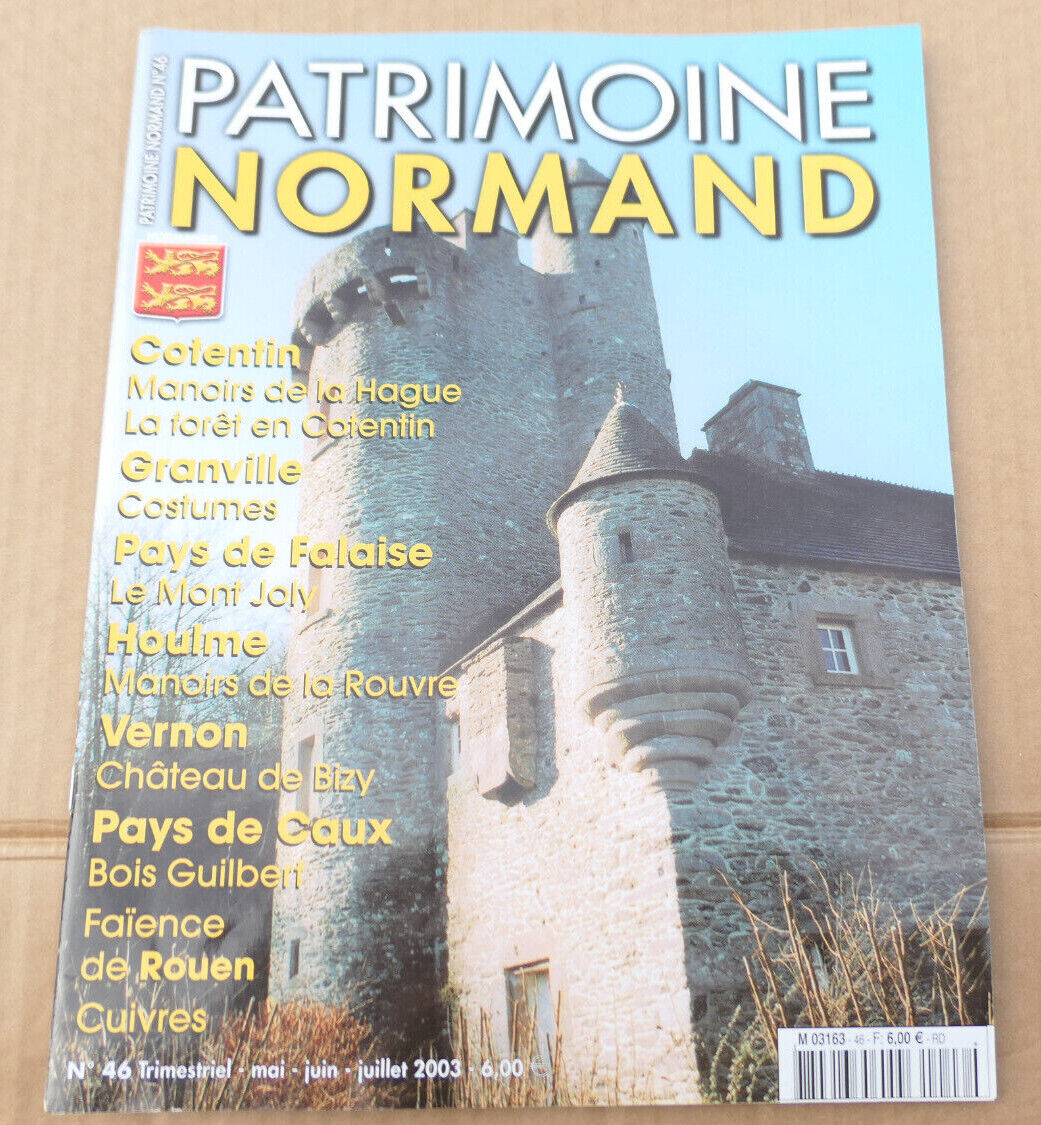 NORMANDY HERITAGE / LOT 4 MAGAZINES 2003 NUMBERS 45 46 47 48 / HISTORY OF NORMANDY 