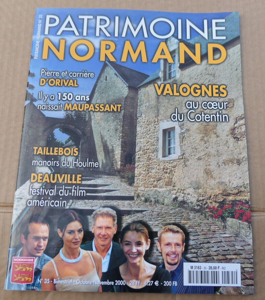 PATRIMOINE NORMAND / LOT 4 REVUES 2000 NUMEROS 32 33 34 35 / HISTOIRE NORMANDIE