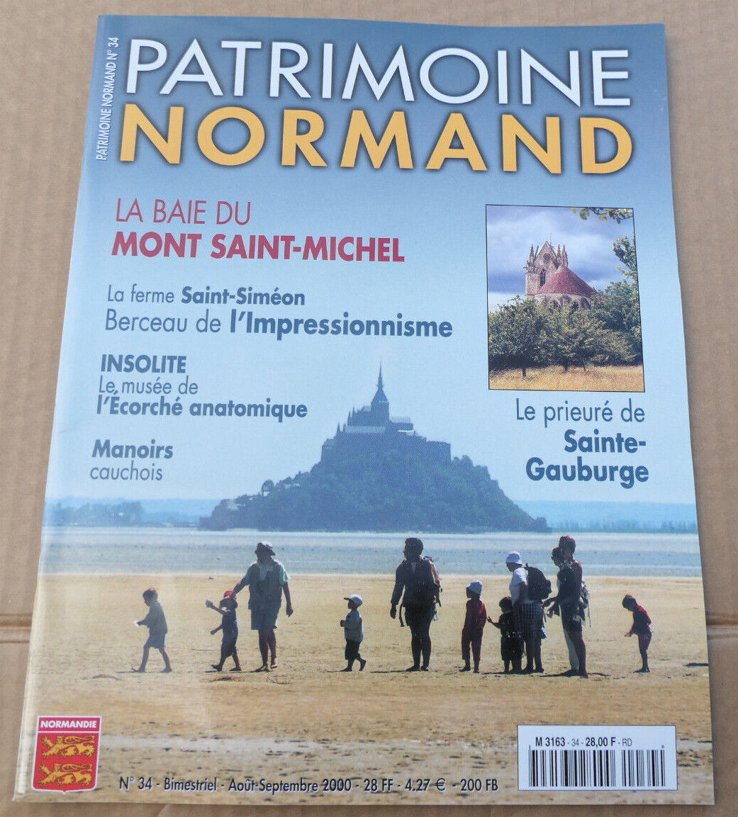 PATRIMOINE NORMAND / LOT 4 REVUES 2000 NUMEROS 32 33 34 35 / HISTOIRE NORMANDIE