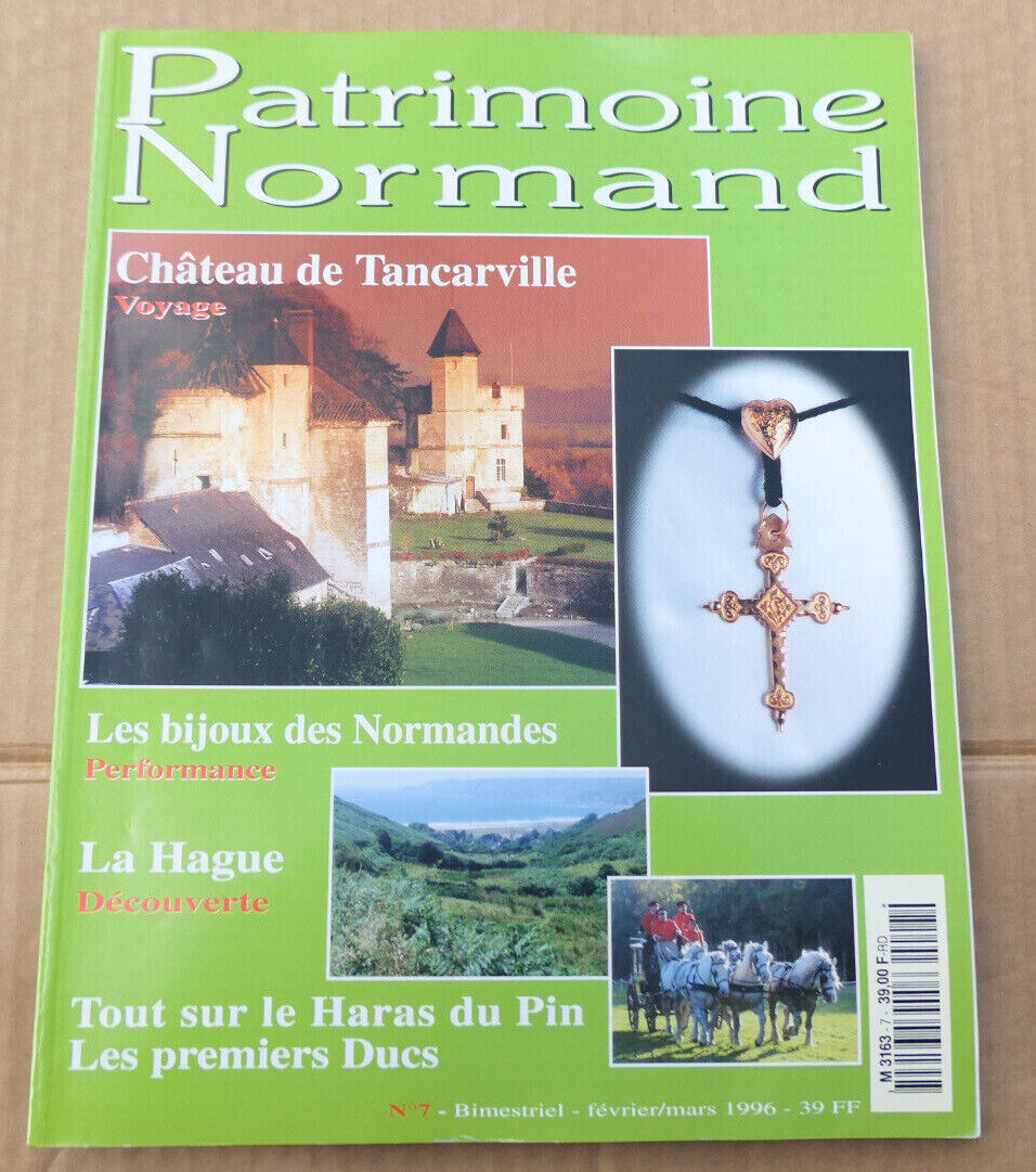 PATRIMOINE NORMAND / LOT 4 REVUES 1995 NUMEROS 4 5 6 7 / HISTOIRE NORMANDIE