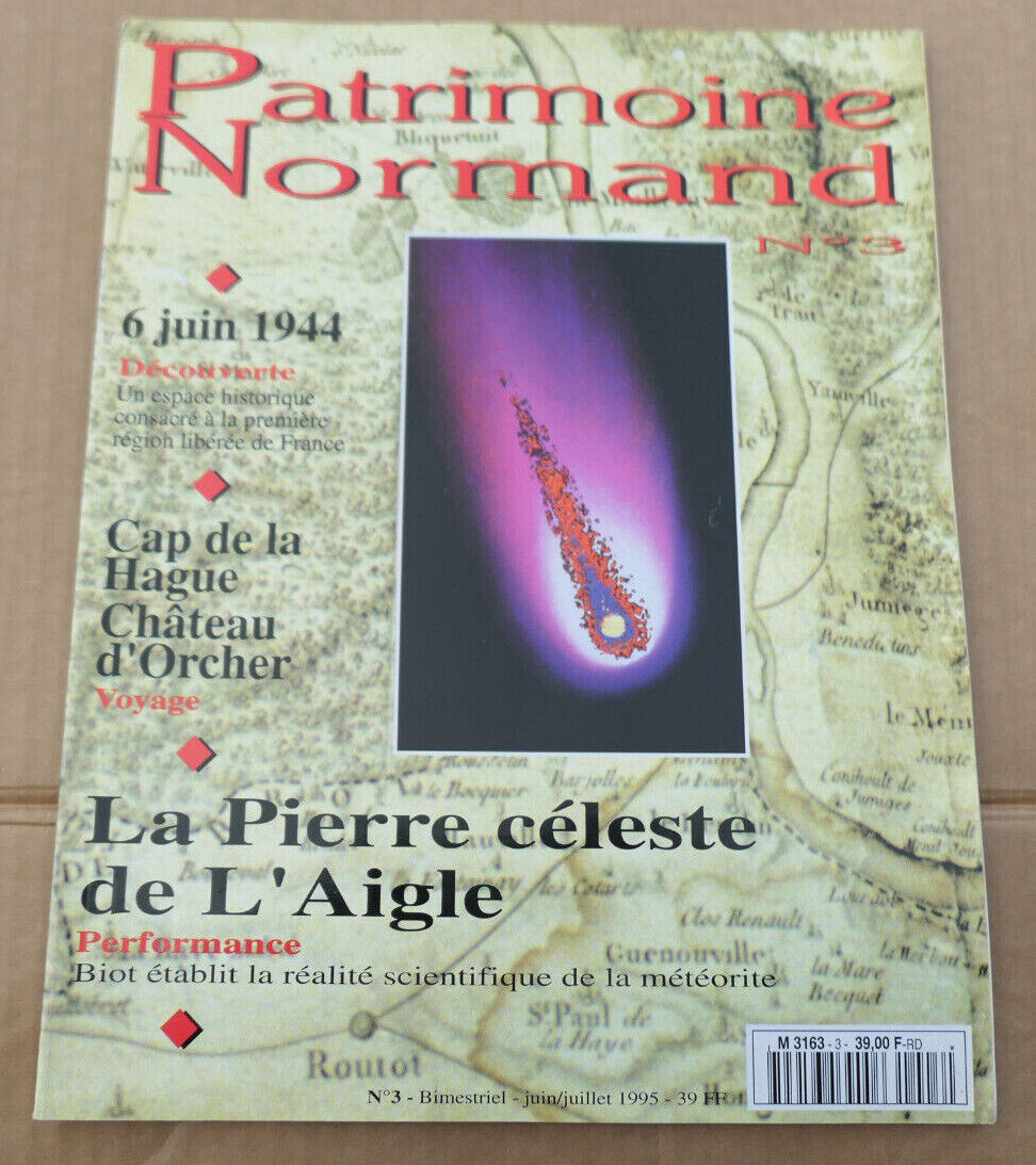 PATRIMOINE NORMAND / LOT 3 REVUES 1995 NUMEROS 1 2 3 / HISTOIRE NORMANDIE
