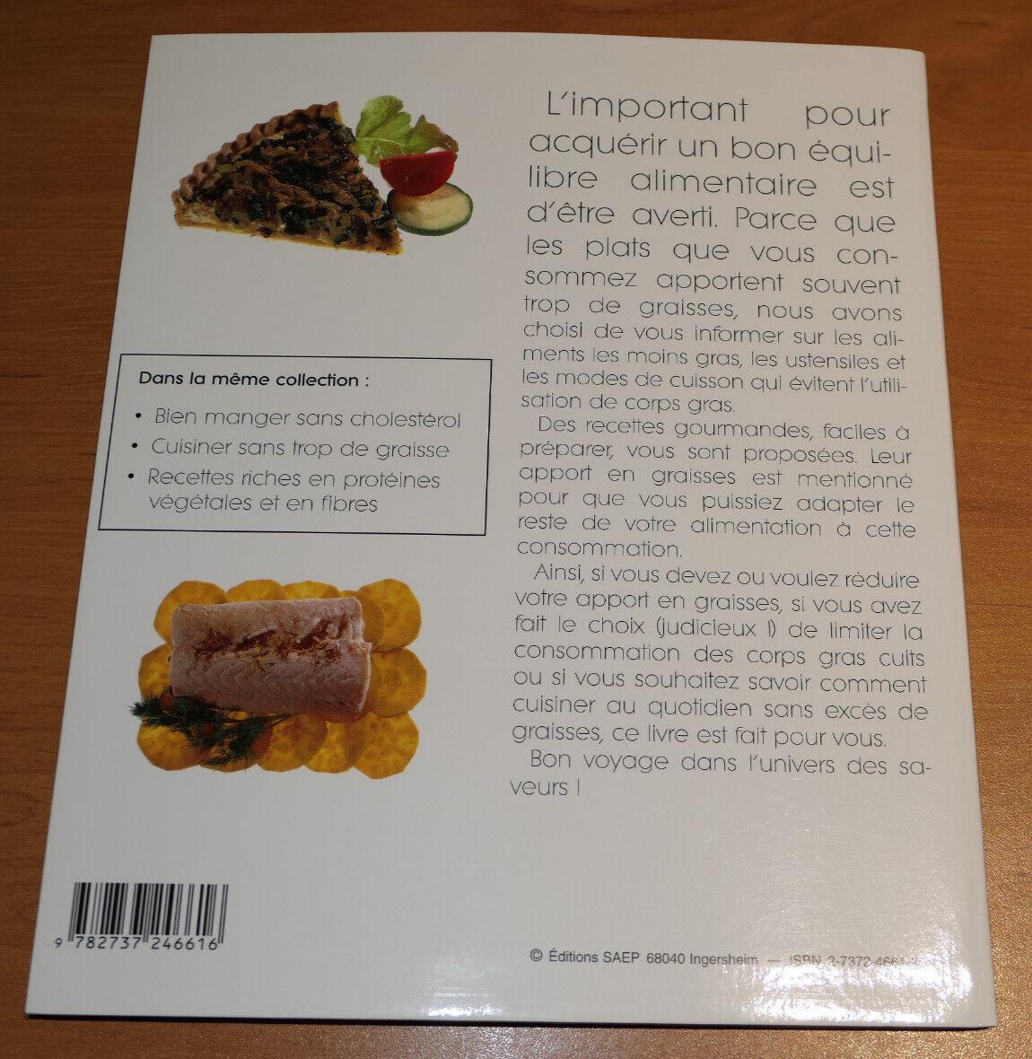 CUISINER SANS GRAISSE / SAEP 2002 / RECETTES CUISINE PHOTOS SANTE ALIMENTATION