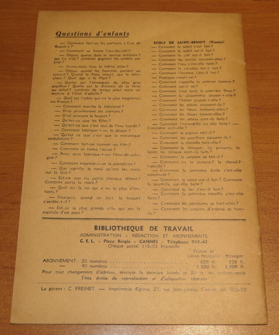 BIBLIOTHEQUE DE TRAVAIL N°259 / EN COTENTIN / 1954