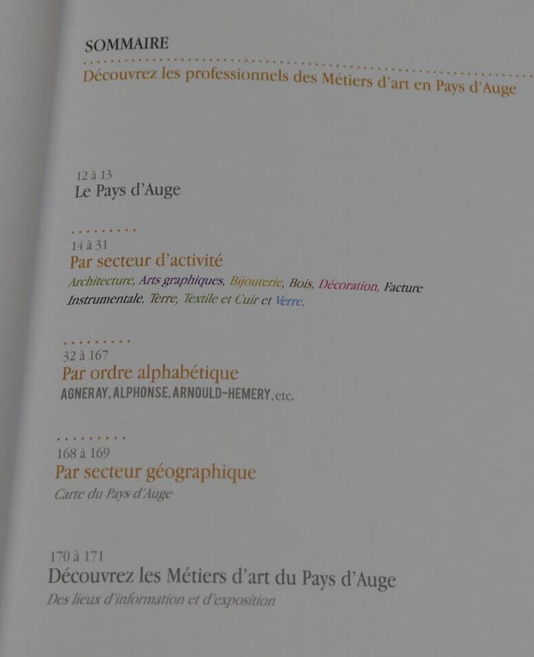 OUVREZ-DECOUVREZ / LES ATELIERS ET LES METIERS D'ART DU PAYS D'AUGE / NORMANDIE